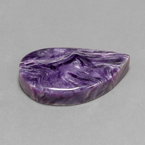 Charoïte violet naturelle forme fantaisie, 18,29 ct, opaque