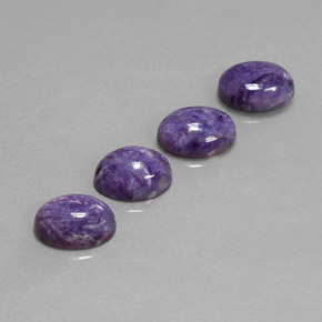 Achetez naturel ct Violet Charoïte gems, Coupe ovale, En provenance Russie chez GemSelect. En stock, livraison internationale!