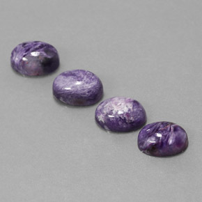 Achetez naturel ct Violet Charoïte gems, Coupe ovale, En provenance Russie chez GemSelect. En stock, livraison internationale!