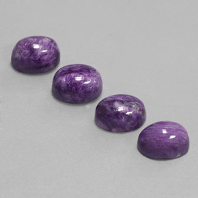 Achetez naturel ct violet charoïte gems, coupe ovale, en provenance russie chez gemselect. en stock, livraison internationale!