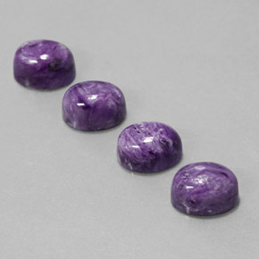 Achetez naturel ct Violet Charoïte gems, Coupe ovale, En provenance Russie chez GemSelect. En stock, livraison internationale!