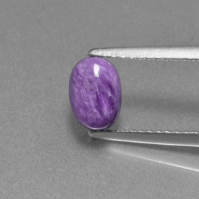 Charoïte Violet naturelle Coupe ovale, 1.50 ct, Opaque