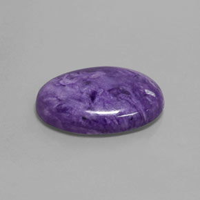 Charoïte violet naturelle coupe ovale, 14,42 ct, opaque
