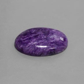 Charoïte Violet naturelle Coupe ovale, 13.10 ct, Opaque