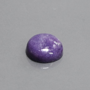 Charoïte violet naturelle coupe roude, 3,11 ct, opaque