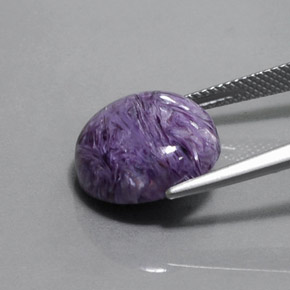 Charoïte Violet naturelle Coupe roude, 8.58 ct, Opaque
