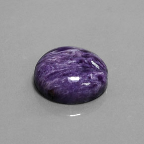 Charoïte Violet naturelle Coupe roude, 8.60 ct, Opaque