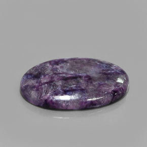 Charoïte Violet moyen-foncé naturelle Coupe ovale, 29.43 ct, Opaque