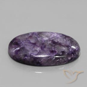 Charoïte Violet mauve naturelle Coupe ovale, 33.89 ct, Opaque