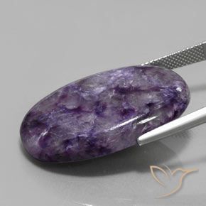 Charoïte Violet mauve naturelle Coupe ovale, 33.89 ct, Opaque