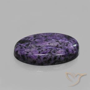 Charoïte Violet foncé naturelle Coupe ovale, 32.45 ct, Opaque