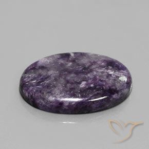 Charoïte Violet mauve naturelle Coupe ovale, 29.50 ct, Opaque