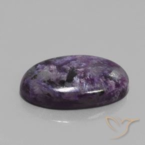 Charoïte Violet foncé naturelle ovale, 28.58 ct, Opaque