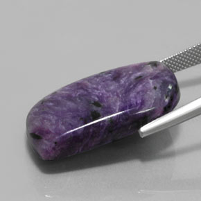 Charoïte violet naturelle forme fantaisie, 29,51 ct, opaque
