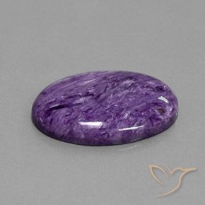 Charoïte Violet foncé naturelle ovale, 29.06 ct, Opaque