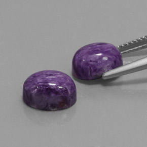 Achetez naturel ct violet charoïte gems, coupe ovale, en provenance russie chez gemselect. en stock, livraison internationale!