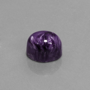 Charoïte violet naturelle coupe ovale, 4,62 ct, opaque