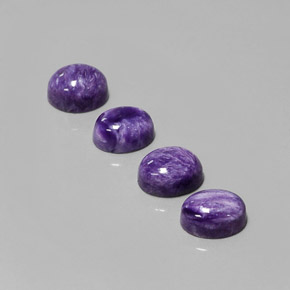 Achetez naturel ct Violet Charoïte gems, Coupe ovale, En provenance Russie chez GemSelect. En stock, livraison internationale!