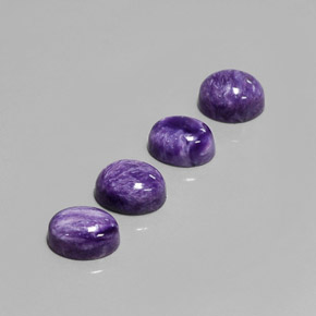 Achetez naturel ct Violet Charoïte gems, Coupe ovale, En provenance Russie chez GemSelect. En stock, livraison internationale!