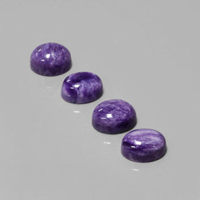 Achetez naturel ct Violet Charoïte gems, Coupe ovale, En provenance Russie chez GemSelect. En stock, livraison internationale!