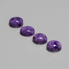 Achetez naturel ct Violet Charoïte gems, Coupe ovale, En provenance Russie chez GemSelect. En stock, livraison internationale!
