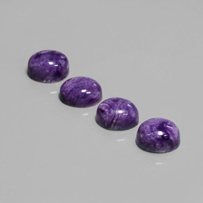 Achetez naturel ct Violet Charoïte gems, Coupe ovale, En provenance Russie chez GemSelect. En stock, livraison internationale!