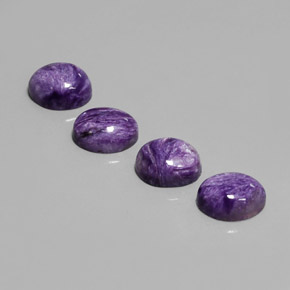 Achetez naturel ct violet charoïte gems, coupe ovale, en provenance russie chez gemselect. en stock, livraison internationale!