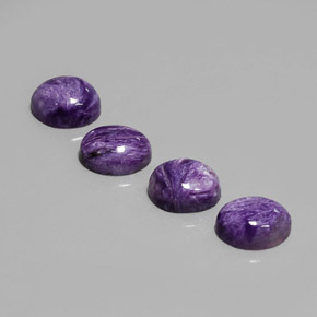 Achetez naturel ct violet charoïte gems, coupe ovale, en provenance russie chez gemselect. en stock, livraison internationale!