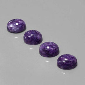 Achetez naturel ct Violet Charoïte gems, Coupe ovale, En provenance Russie chez GemSelect. En stock, livraison internationale!
