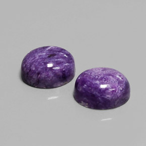 Achetez naturel ct violet charoïte gems, coupe ovale, en provenance russie chez gemselect. en stock, livraison internationale!