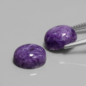 Achetez naturel ct violet charoïte gems, coupe ovale, en provenance russie chez gemselect. en stock, livraison internationale!