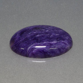 Charoïte Violet naturelle Coupe ovale, 11.88 ct, Opaque
