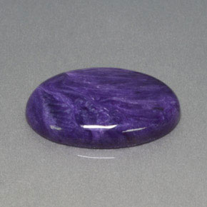 Charoïte violet naturelle coupe ovale, 11,14 ct, opaque