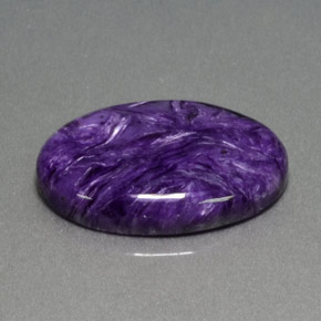 Charoïte Violet naturelle Coupe ovale, 12.96 ct, Opaque