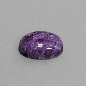 Charoïte violet naturelle coupe ovale, 5,50 ct, opaque