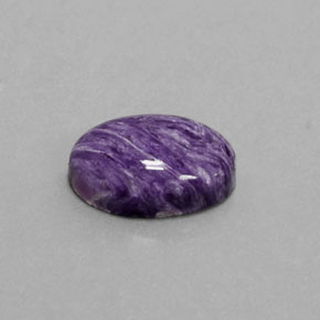 Charoïte violet naturelle coupe ovale, 5,59 ct, opaque