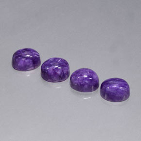 Achetez naturel ct Violet Charoïte gems, Coupe ovale, En provenance Russie chez GemSelect. En stock, livraison internationale!