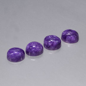 Achetez naturel ct Violet Charoïte gems, Coupe ovale, En provenance Russie chez GemSelect. En stock, livraison internationale!