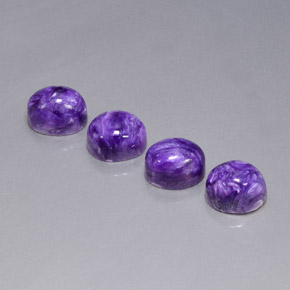 Achetez naturel ct violet charoïte gems, coupe ovale, en provenance russie chez gemselect. en stock, livraison internationale!