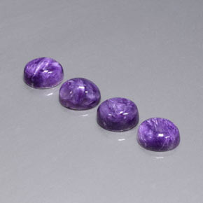 Achetez naturel ct violet charoïte gems, coupe ovale, en provenance russie chez gemselect. en stock, livraison internationale!
