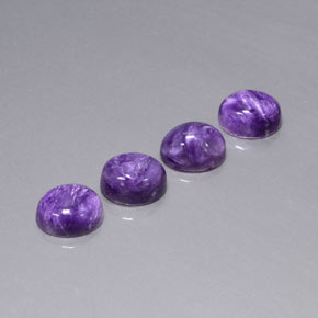 Achetez naturel ct violet charoïte gems, coupe ovale, en provenance russie chez gemselect. en stock, livraison internationale!
