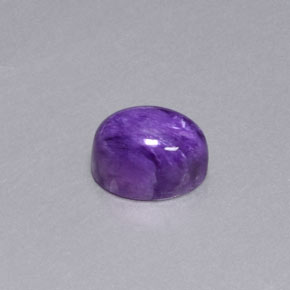 Charoïte violet naturelle coupe ovale, 1,96 ct, opaque
