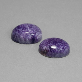 Achetez naturel ct Violet Charoïte gems, Coupe ovale, En provenance Russie chez GemSelect. En stock, livraison internationale!