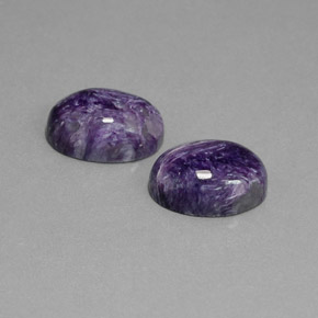 Achetez naturel ct violet charoïte gems, coupe ovale, en provenance russie chez gemselect. en stock, livraison internationale!