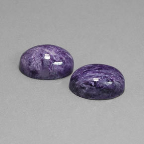 Achetez naturel ct violet charoïte gems, coupe ovale, en provenance russie chez gemselect. en stock, livraison internationale!