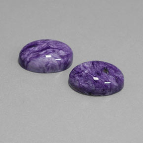 Achetez naturel ct violet charoïte gems, coupe ovale, en provenance russie chez gemselect. en stock, livraison internationale!