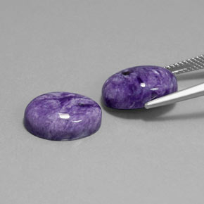 Achetez naturel ct violet charoïte gems, coupe ovale, en provenance russie chez gemselect. en stock, livraison internationale!