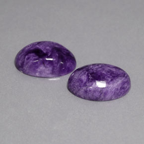 Achetez naturel ct violet charoïte gems, coupe ovale, en provenance russie chez gemselect. en stock, livraison internationale!
