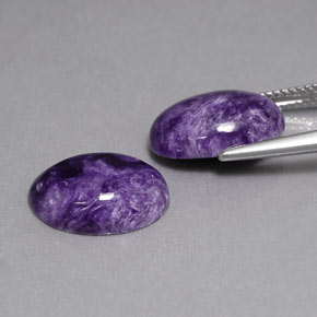 Achetez naturel ct violet charoïte gems, coupe ovale, en provenance russie chez gemselect. en stock, livraison internationale!
