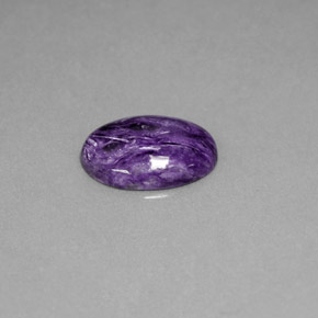 Charoïte Violet naturelle Coupe ovale, 3.54 ct, Opaque